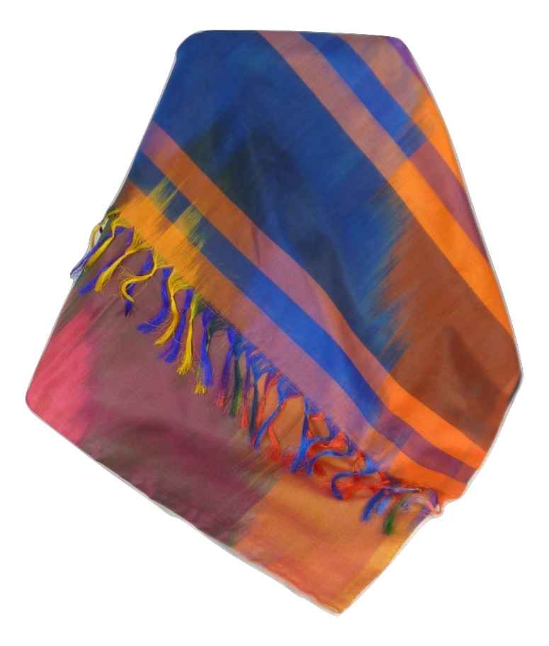 Varanasi Premium Silk Long Scarf 0499 GIFT BOX WRAPPED by Pashmina & Silk