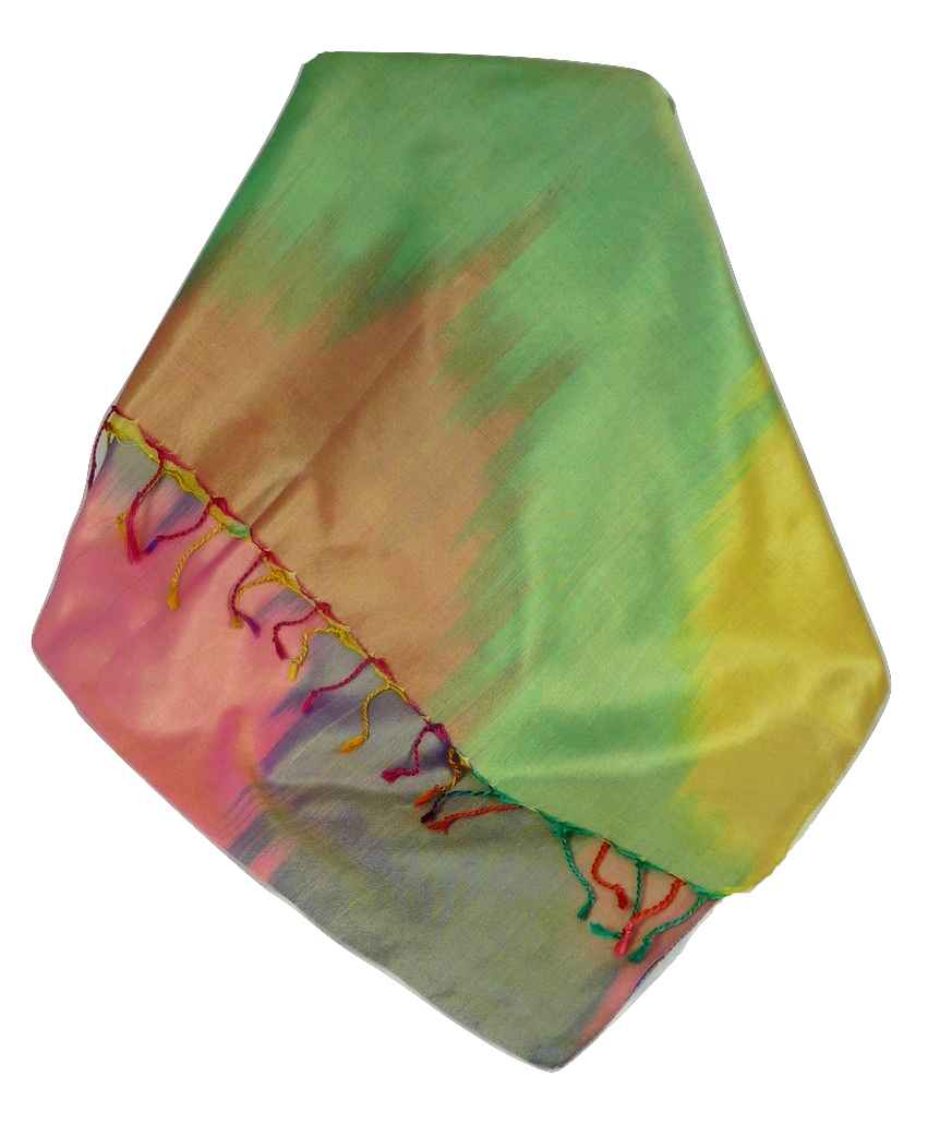 Varanasi Premium Silk Long Scarf 5839 GIFT BOX WRAPPED by Pashmina & Silk