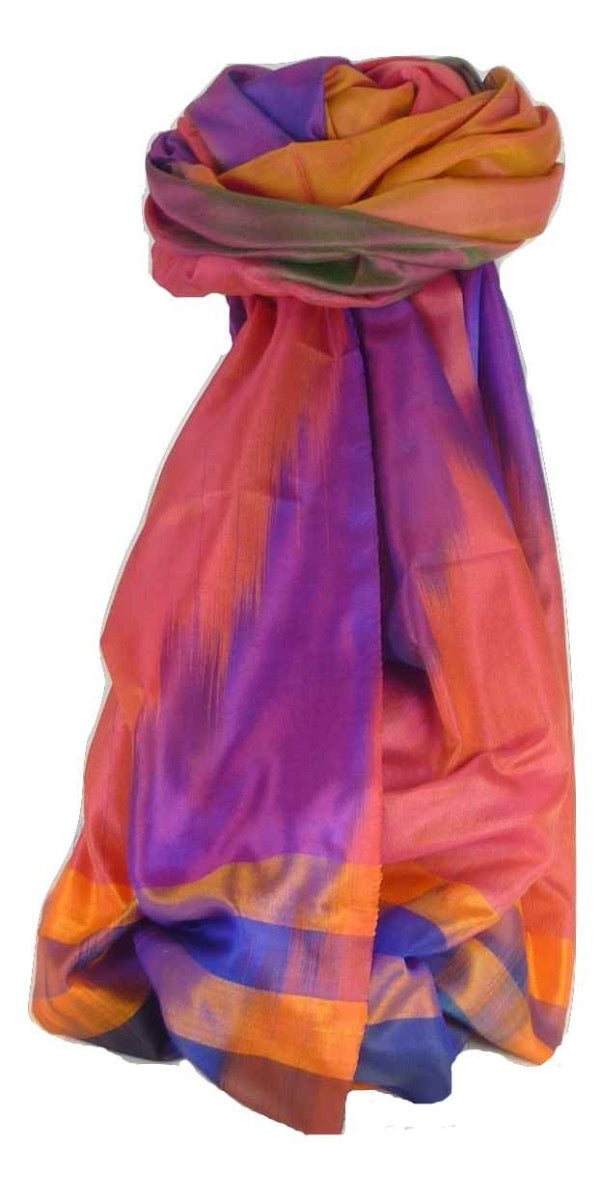 Varanasi Ekal Sciarpa di Seta Heritage Popat 6 da Pashmina & Silk