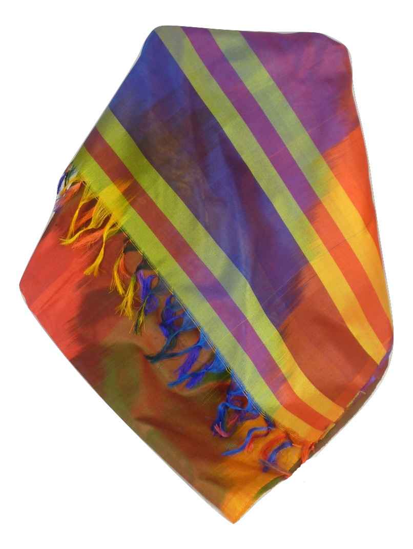 Varanasi Ekal Sciarpa di Seta Heritage Popat 7 da Pashmina & Silk