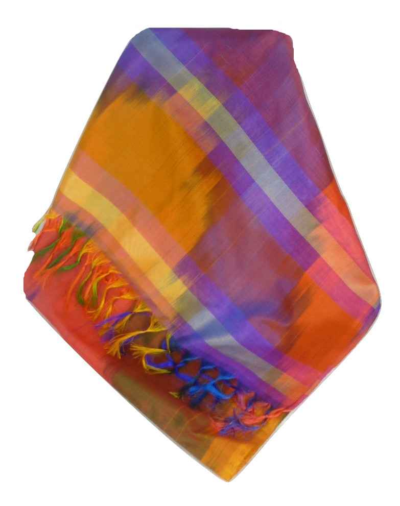Varanasi Premium Silk Long Scarf 6249 GIFT BOX WRAPPED by Pashmina & Silk