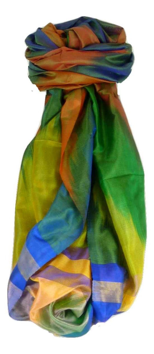 Varanasi Ekal Sciarpa di Seta Heritage Popat 10 da Pashmina & Silk