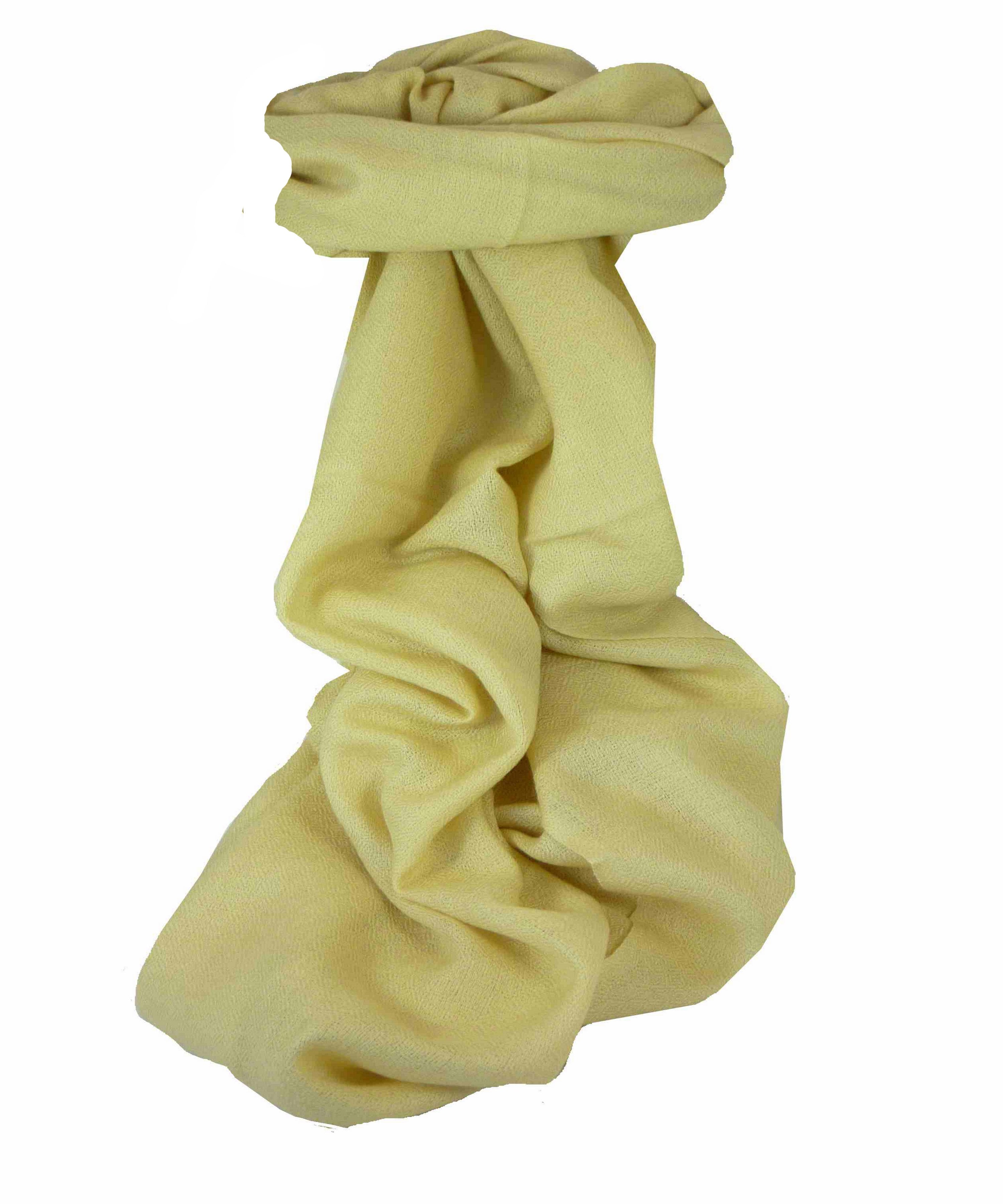 Per Uomo Cashmere Sciarpa Fino  Vanilla di Pashmina & Silk