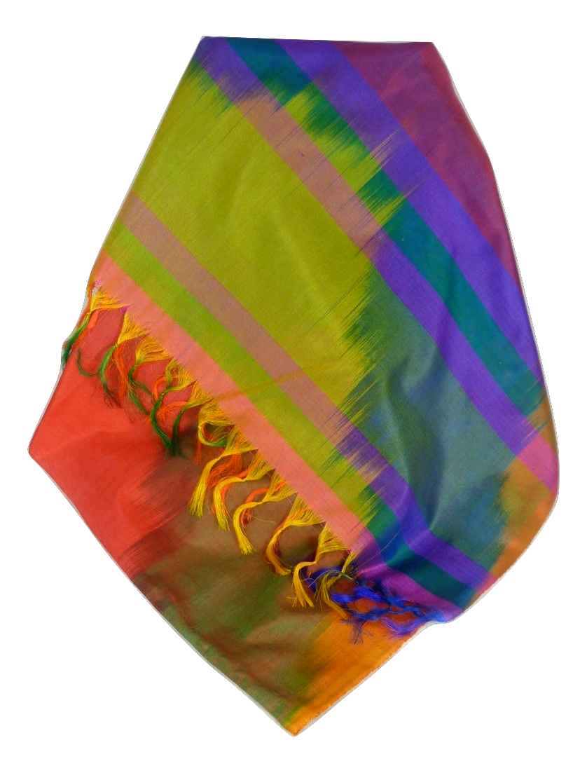 Varanasi Premium Silk Long Scarf 4329 GIFT BOX WRAPPED by Pashmina & Silk