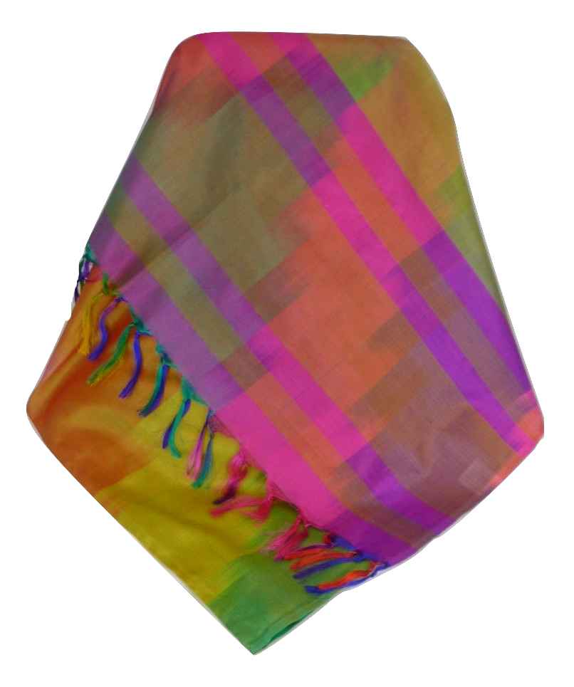 Varanasi Premium Silk Long Scarf 7499 GIFT BOX WRAPPED by Pashmina & Silk