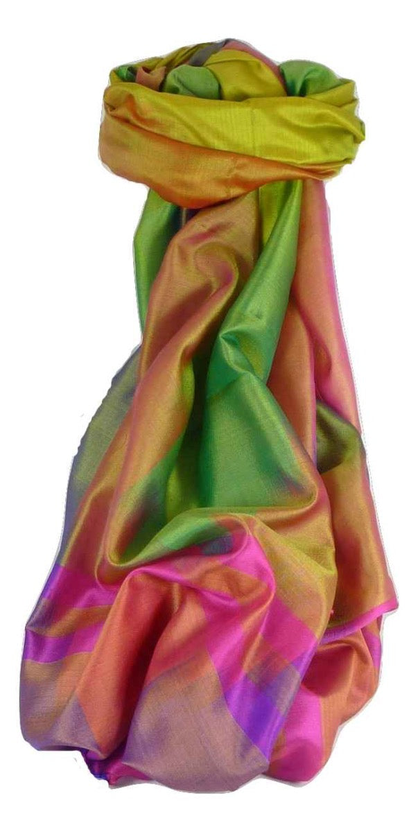 Varanasi Premium Silk Long Scarf 7499 GIFT BOX WRAPPED by Pashmina & Silk