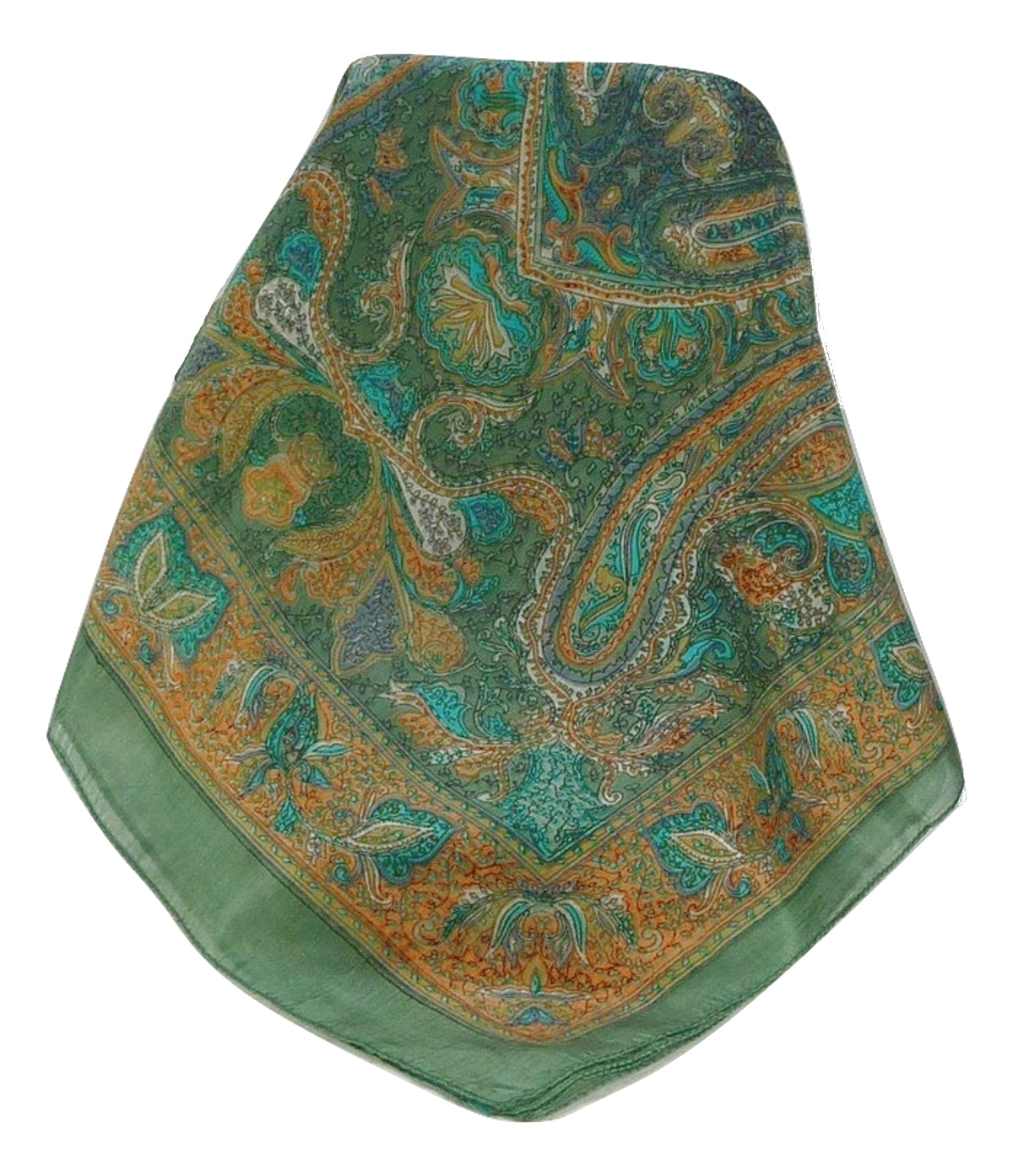 Mulberry Silk Traditional Long Scarf Ramsej Silver by Pashmina & Silk