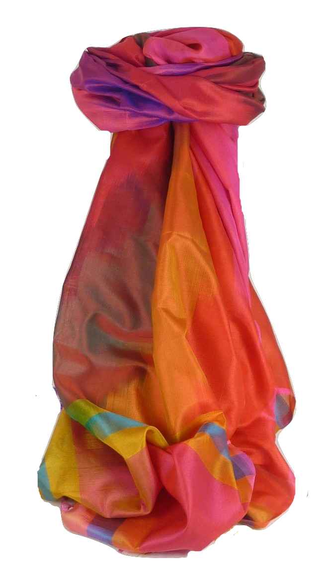 Varanasi Premium Silk Long Scarf 7789 GIFT BOX WRAPPED by Pashmina & Silk
