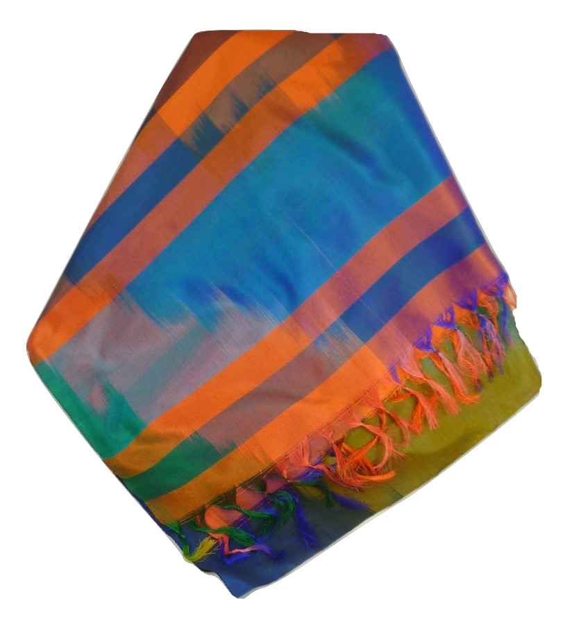Varanasi Premium Silk Long Scarf 8069 GIFT BOX WRAPPED by Pashmina & Silk