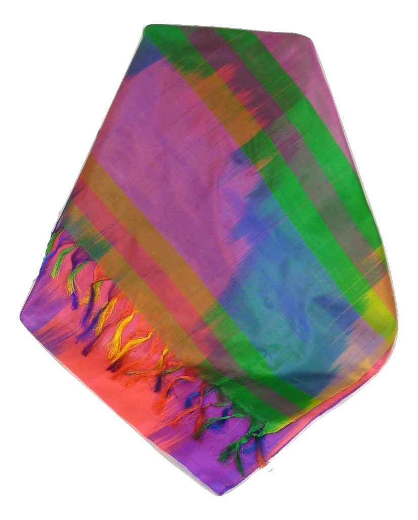 Varanasi Premium Silk Long Scarf 7269 GIFT BOX WRAPPED by Pashmina & Silk