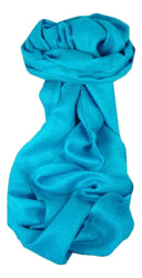MENS Fine Cashmere Scarf Azure by Pashmina & Silk