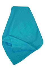 Fine Cashmere Scarf Karakoram Birds-Eye Weave Azure by Pashmina & Silk