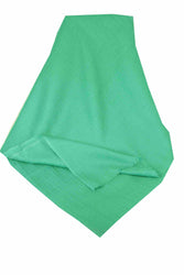 Fine Cashmere Scarf Karakoram Birds-Eye Weave Aquamarine  by Pashmina & Silk