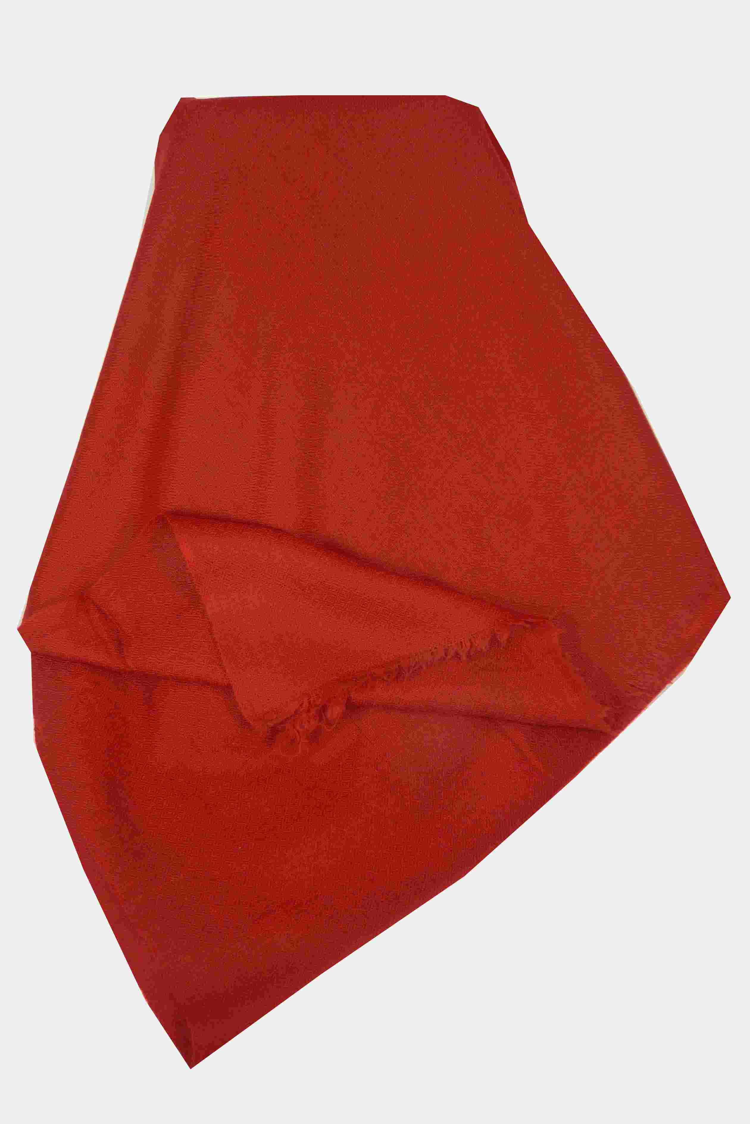 Per Uomo Cashmere Sciarpa Fino  Terracotta di Pashmina & Silk