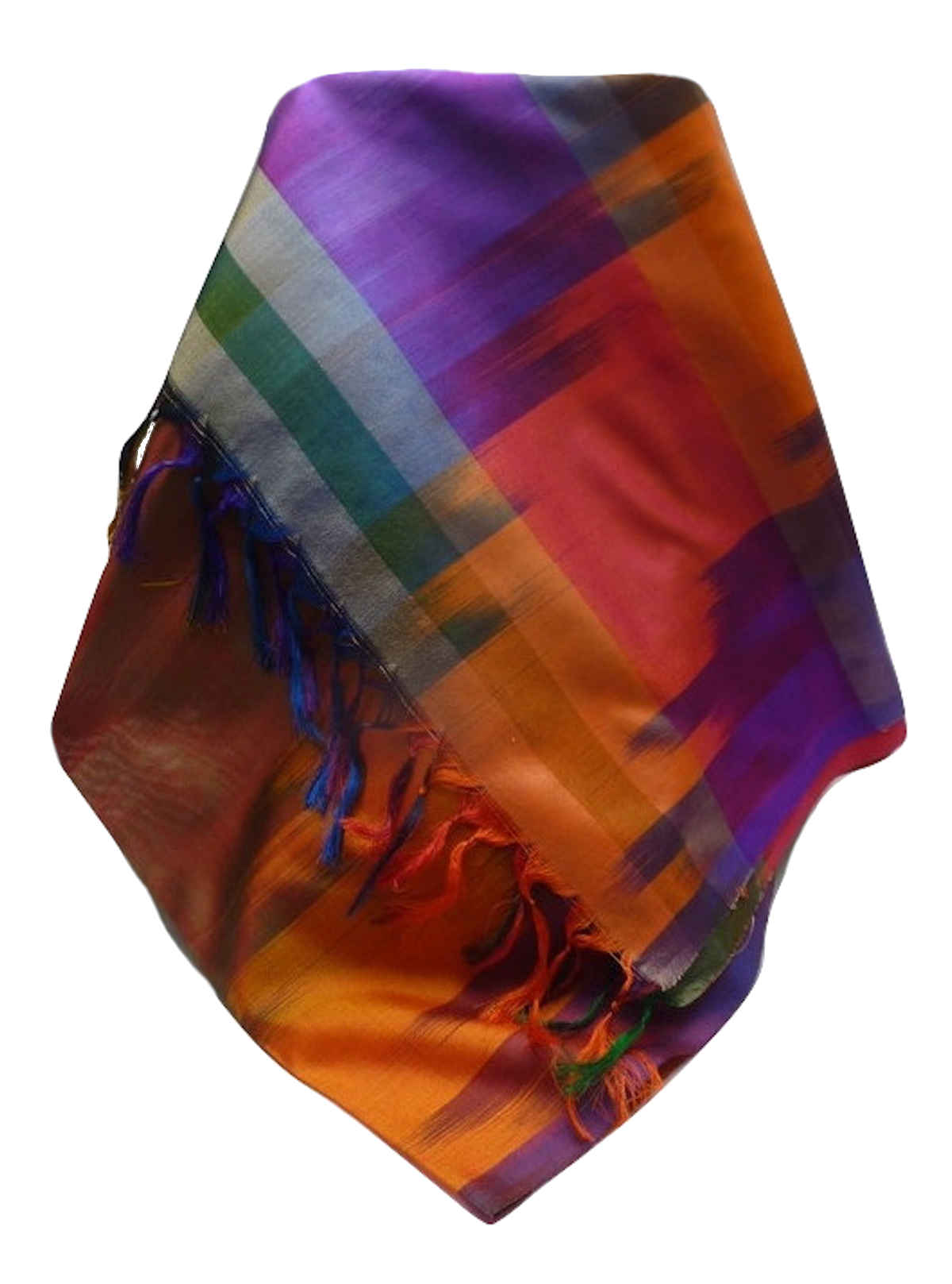 Varanasi Ekal Premium Silk Long Scarf Heritage Goel 6 by Pashmina & Silk