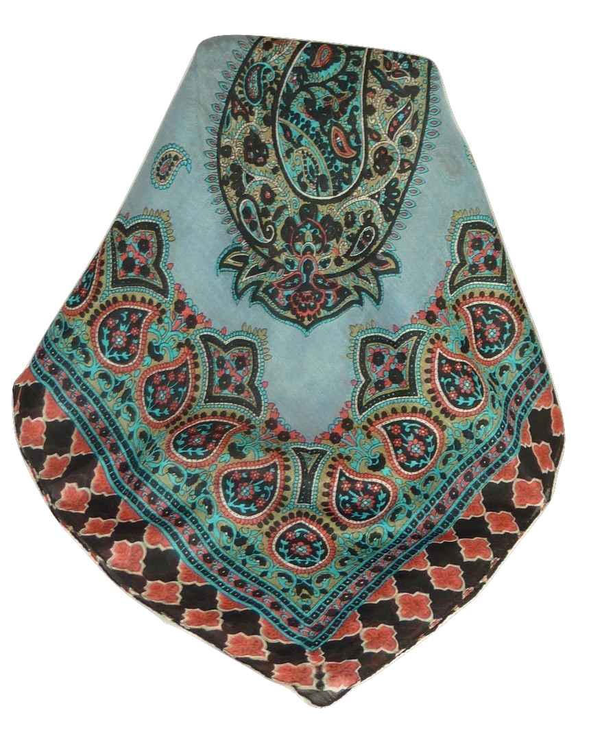 Echarpe Traditional Soie de Mûrier Ladi Black de Pashmina & Silk 