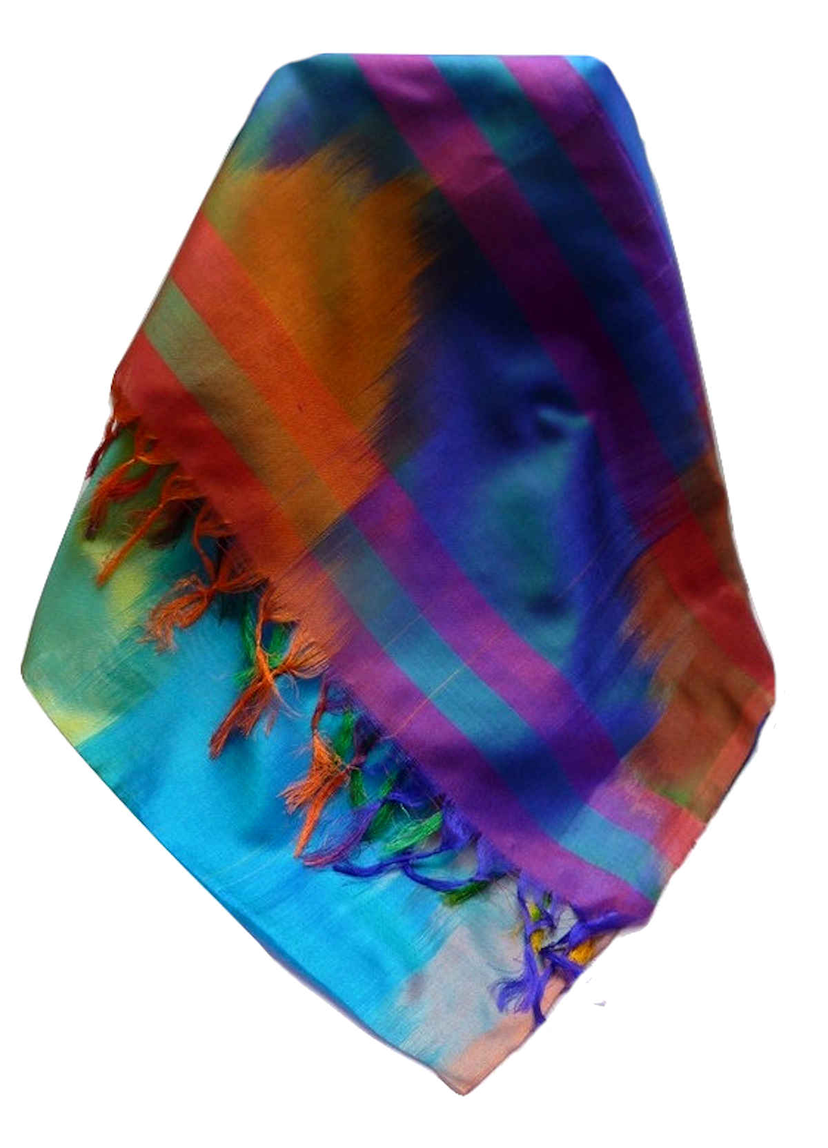 Varanasi Ekal Premium Silk Long Scarf Heritage Goel 10 by Pashmina & Silk