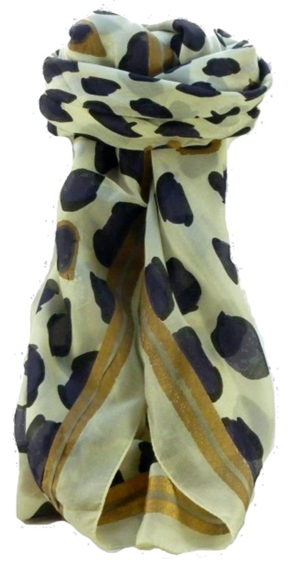 Mulberry Silk Contemporary Square Scarf Abstract A305 by Pashmina & Silk