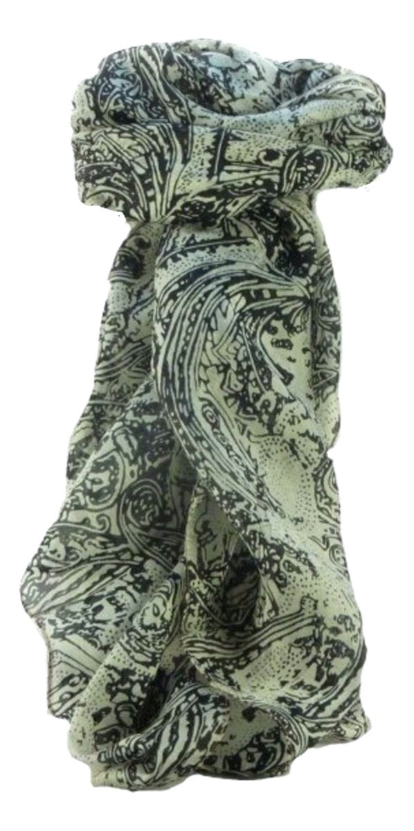 Mulberry Silk Contemporary Square Scarf Abstract A308 by Pashmina & Silk