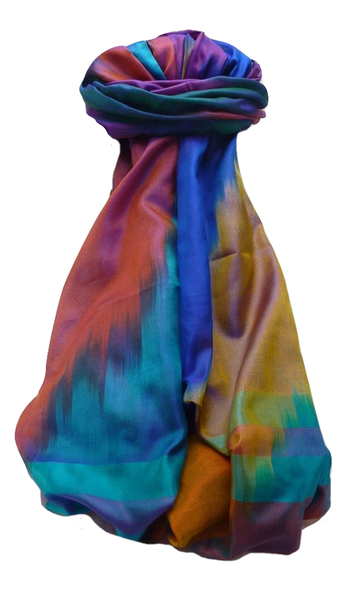 Varanasi Ekal Sciarpa di Seta Heritage Rai 7 da Pashmina & Silk