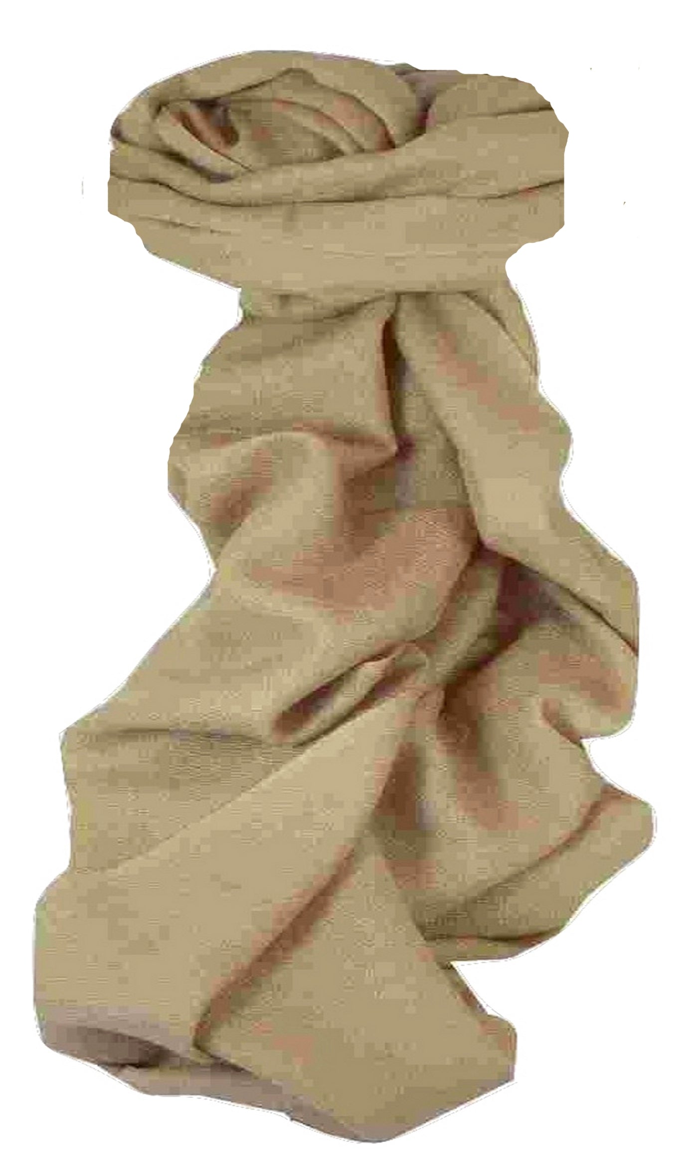 Fine Cashmere Scarf Karakoram Birds-Eye Weave Ecru by Pashmina & Silk
