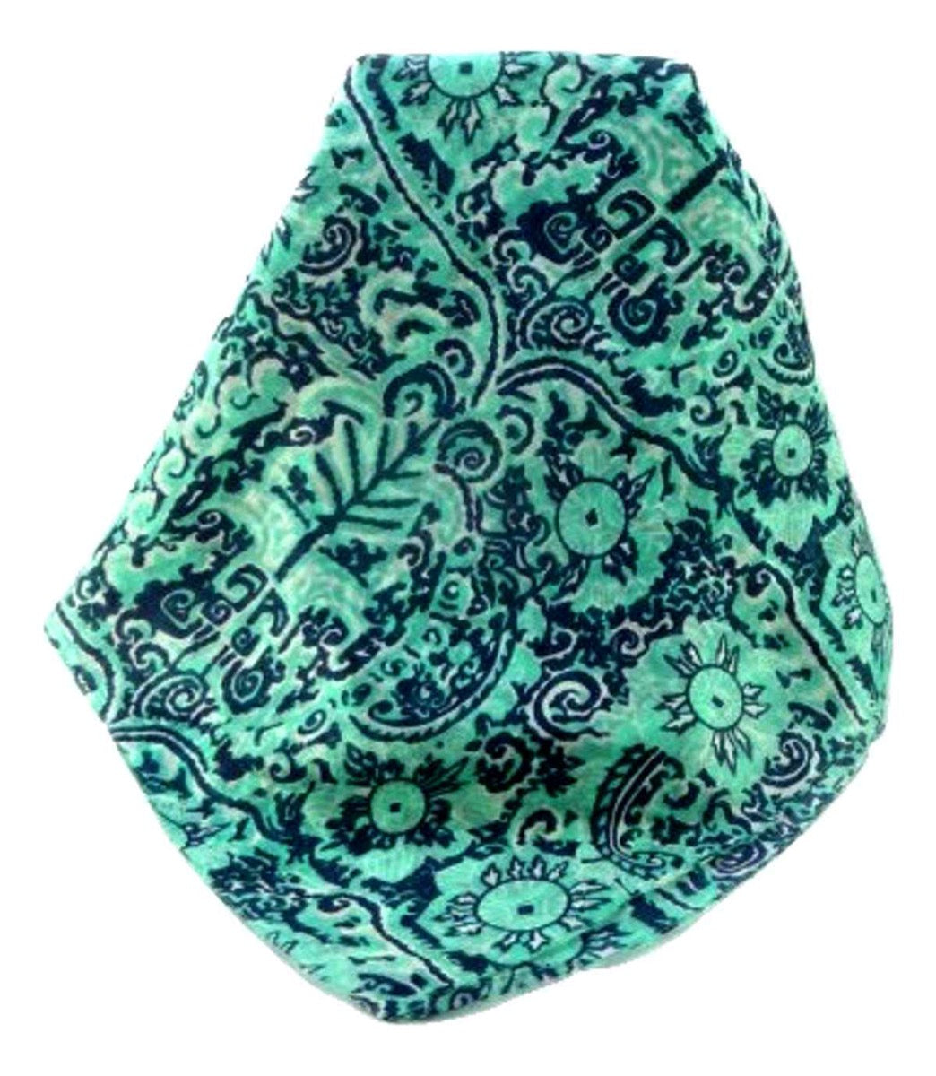 Mulberry Silk Contemporary Square Scarf Abstract A314 by Pashmina & Silk