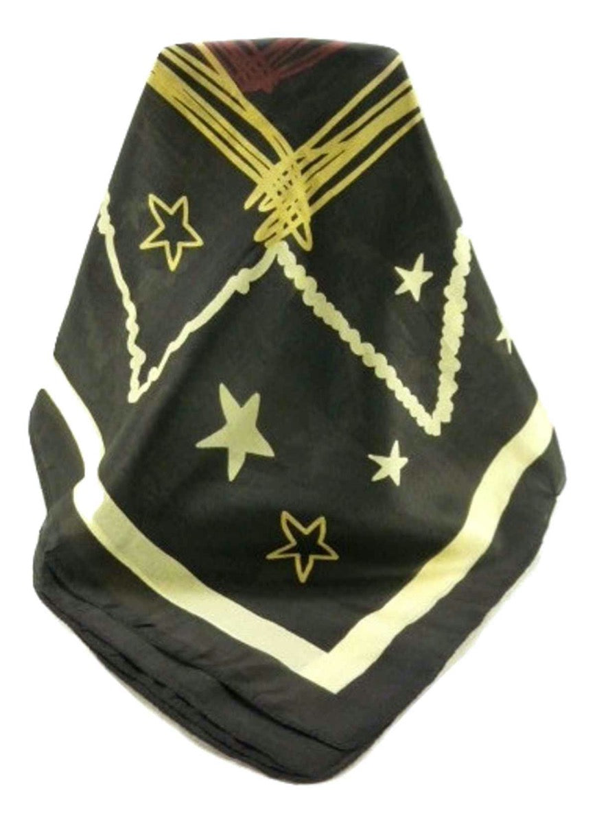 Mulberry Silk Contemporary Square Scarf Abstract A317 by Pashmina & Silk