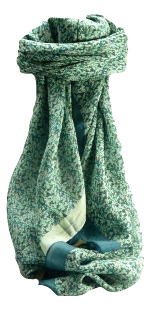 Mulberry Silk Contemporary Square Scarf Abstract A319 by Pashmina & Silk