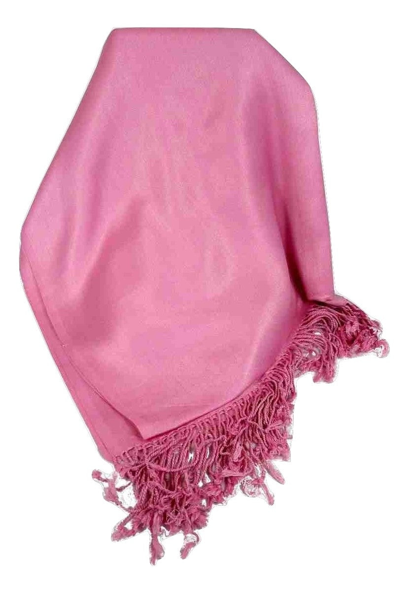 Bamboo Satin Pashmina in Pink by Pashmina & Silk
