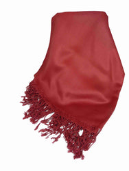 Bamboo Satin Pashmina in Rose by Pashmina & Silk