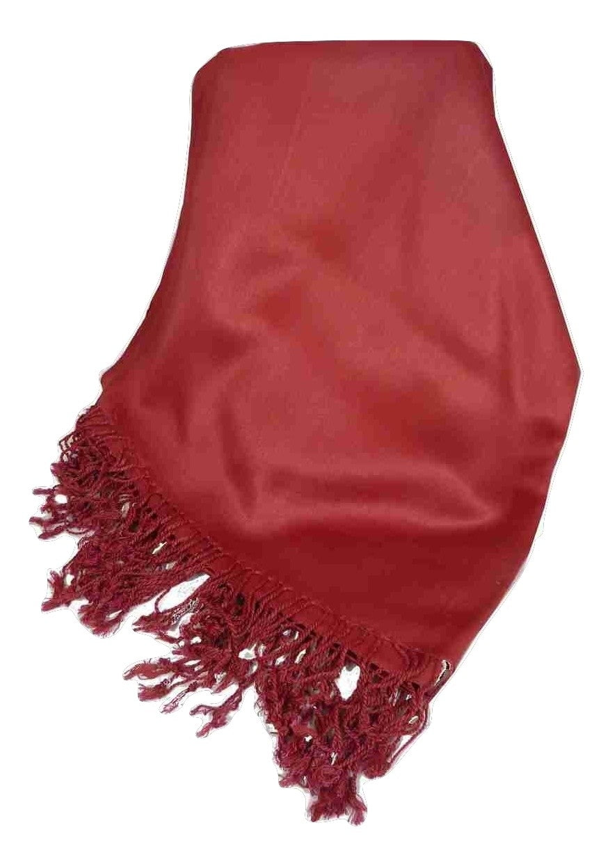 Bamboo Satin Pashmina in Rose by Pashmina & Silk