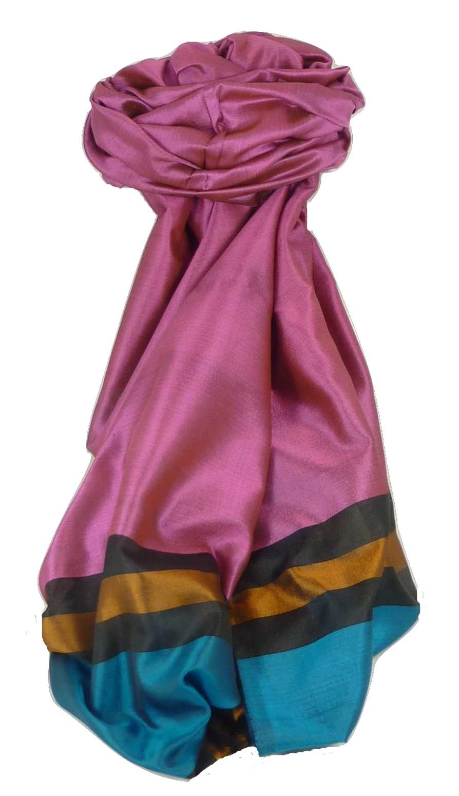 Varanasi Border Sciarpa di Seta Heritage Vijaya 200 da Pashmina & Silk