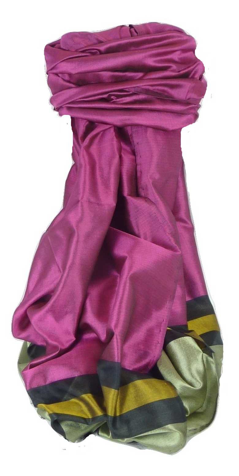 Varanasi Border Sciarpa di Seta Heritage Vijaya 201 da Pashmina & Silk