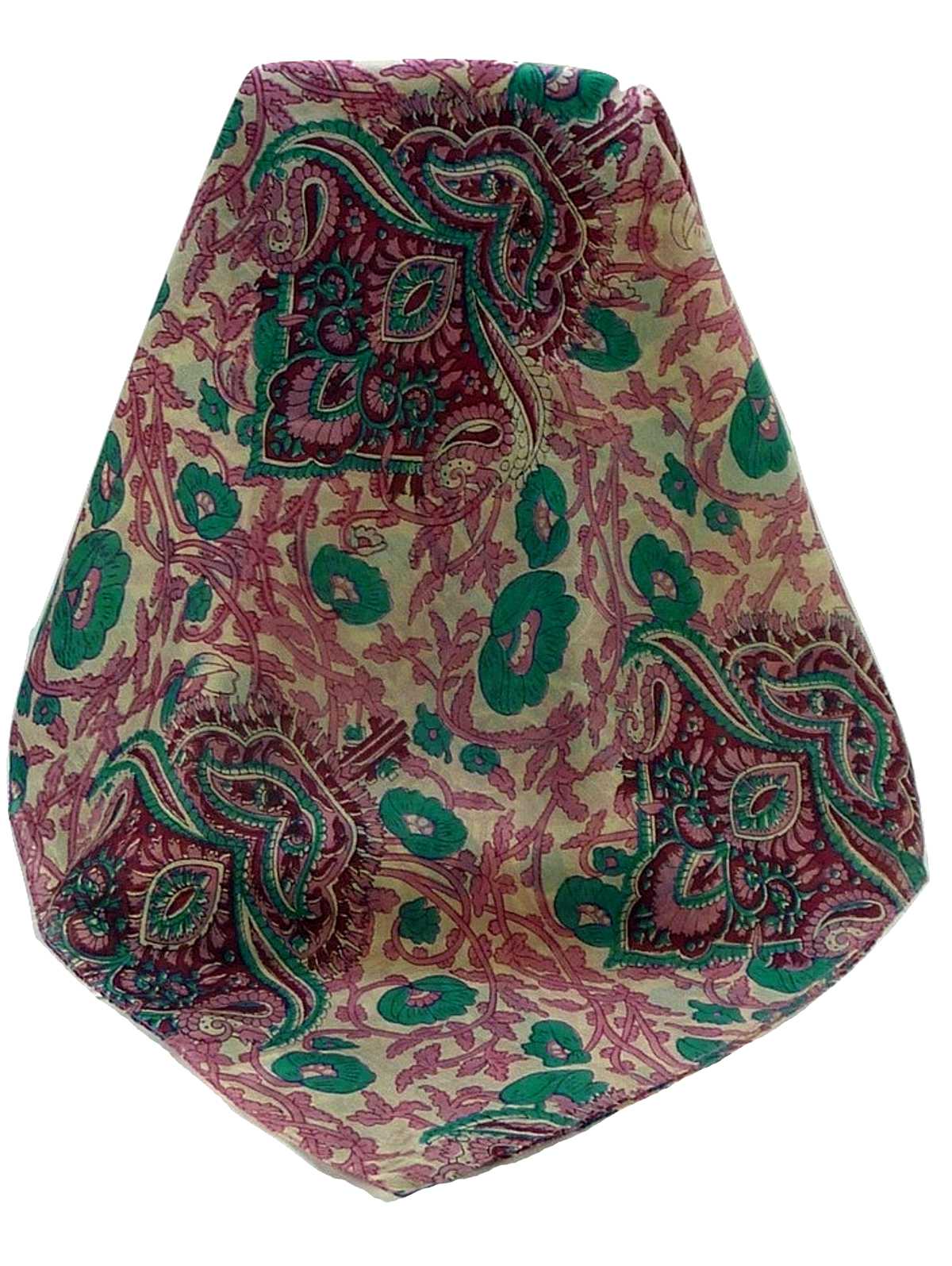 Mulberry Silk Contemporary Square Scarf Floral F212 by Pashmina & Silk