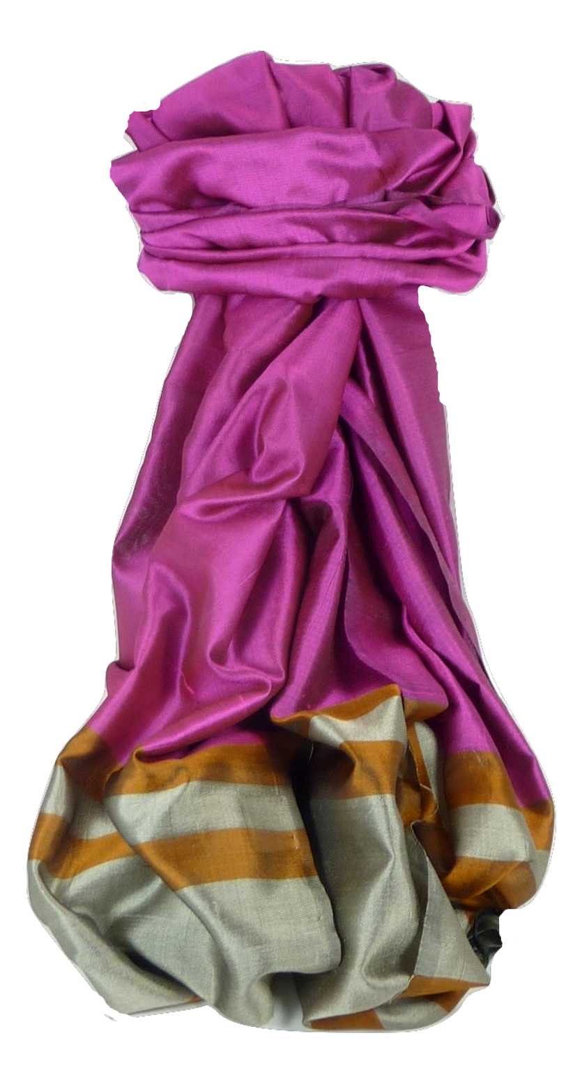 Varanasi Border Sciarpa di Seta Heritage Vijaya 202 da Pashmina & Silk