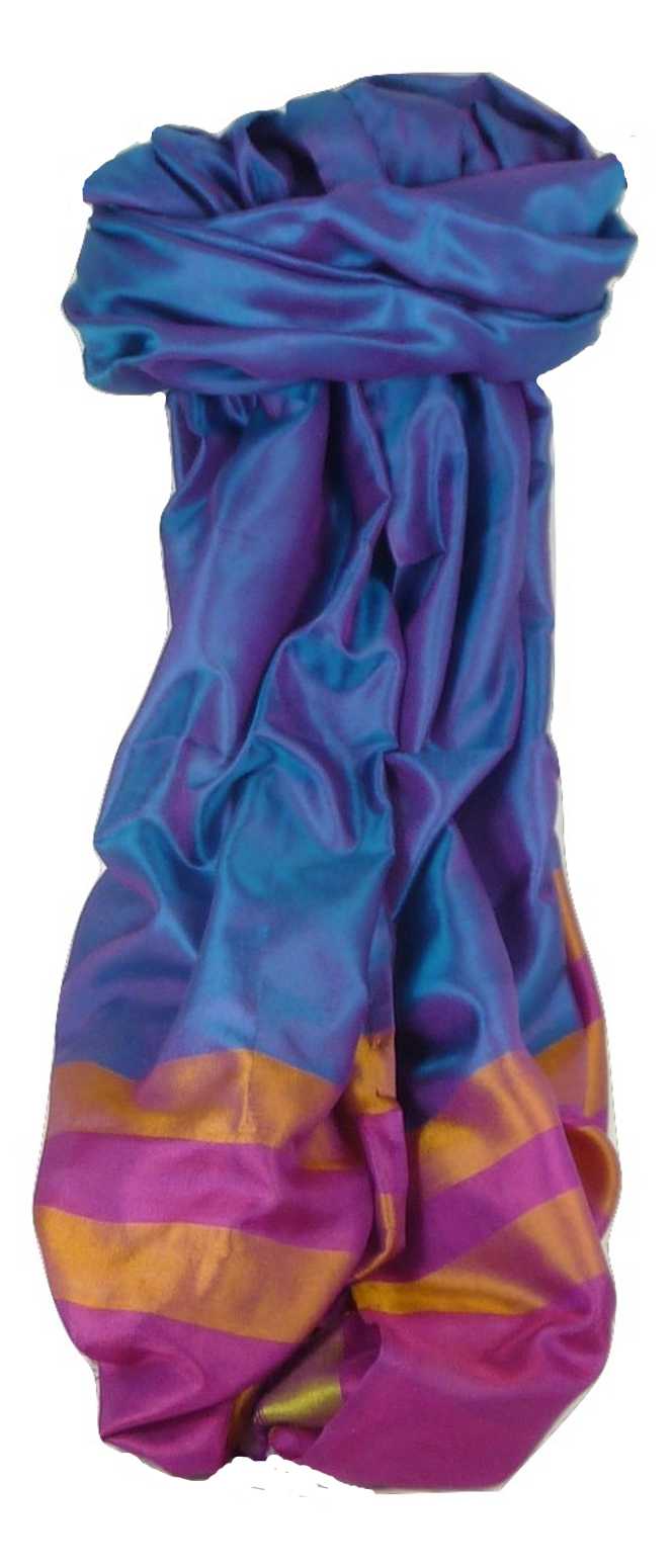 Varanasi Border Sciarpa di Seta Heritage Sandeep 302 da Pashmina & Silk