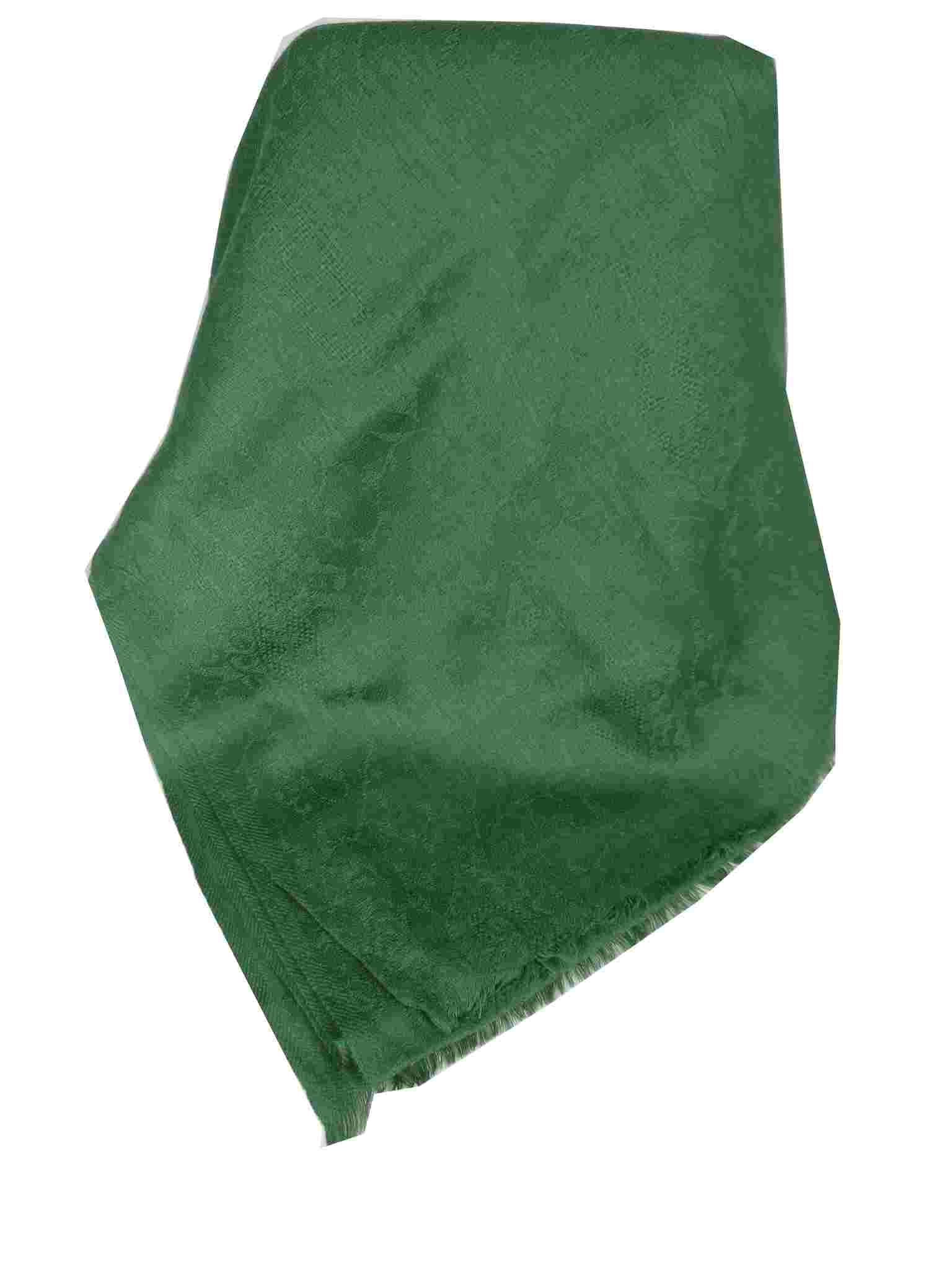 Stola Fine Cachemire Disegno “Jacquard” Green di Pashmina & Silk 