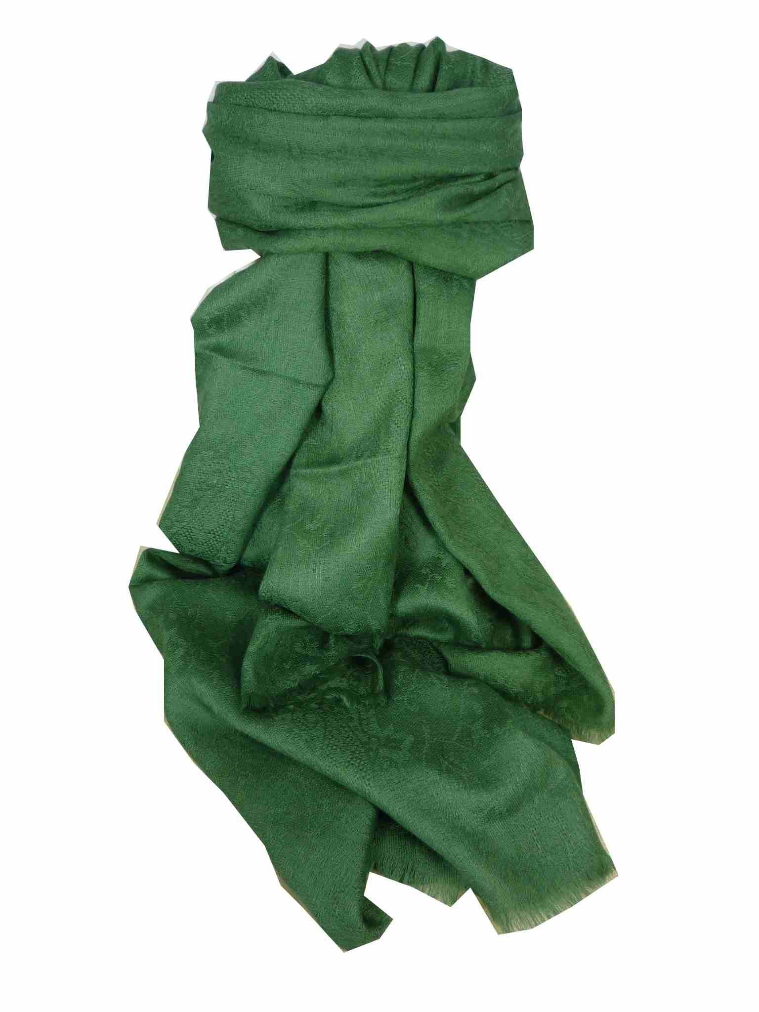 Stola Fine Cachemire Disegno “Jacquard” Green di Pashmina & Silk 