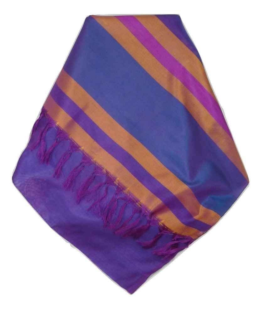 Varanasi Border Sciarpa di Seta Heritage Sandeep 304 da Pashmina & Silk