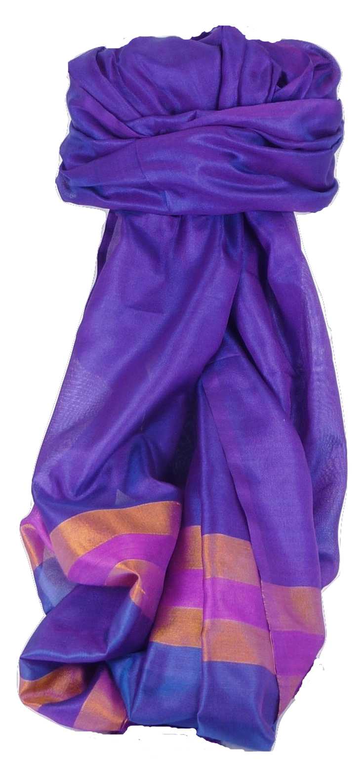 Varanasi Border Sciarpa di Seta Heritage Sandeep 304 da Pashmina & Silk
