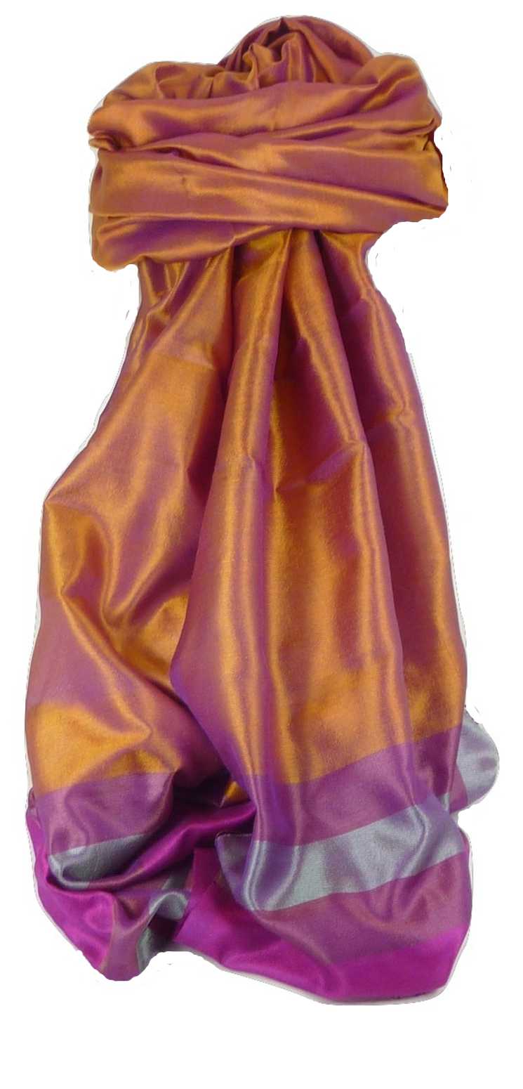 Varanasi Border Sciarpa di Seta Heritage Sandeep 306 da Pashmina & Silk