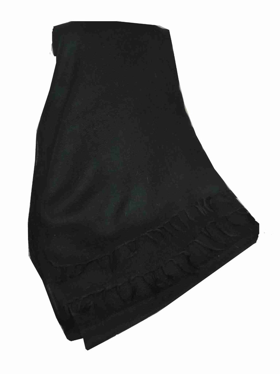 Angora Loose Weave Pashmina Black by Pashmina & Silk