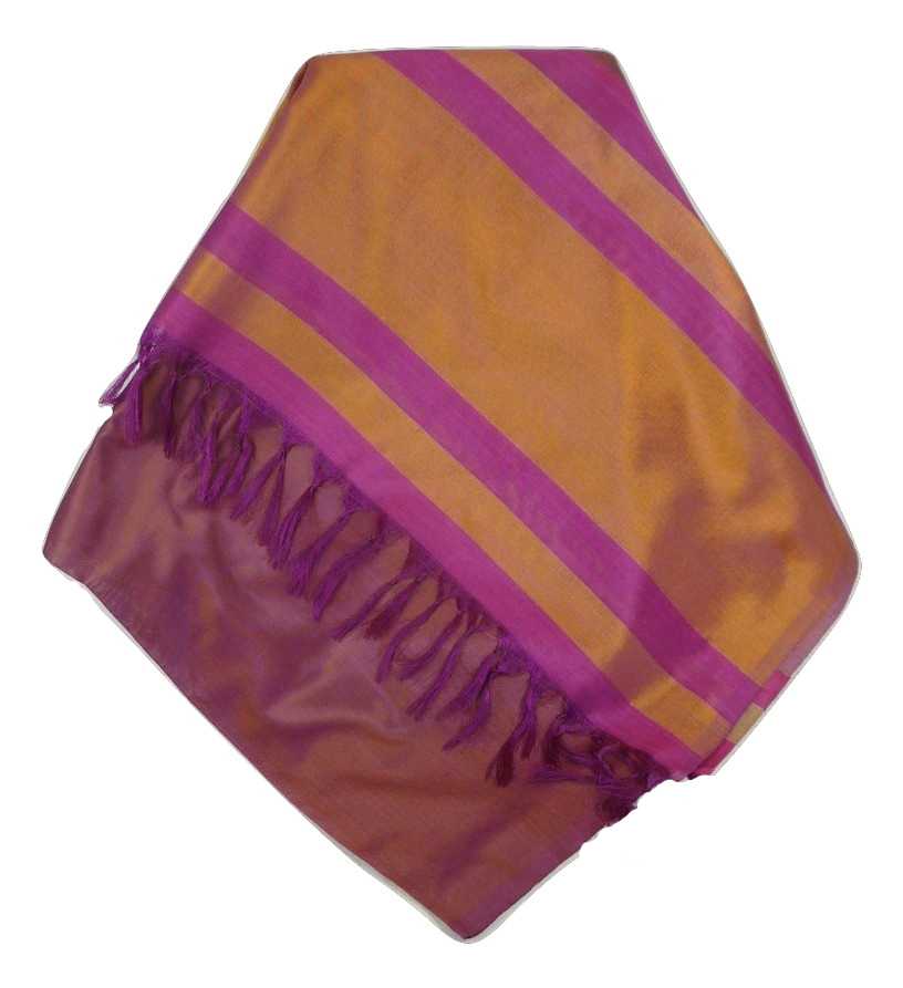 Varanasi Border Sciarpa di Seta Heritage Sandeep 310 da Pashmina & Silk