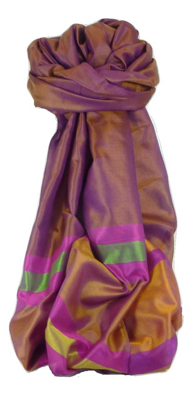Varanasi Border Sciarpa di Seta Heritage Sandeep 310 da Pashmina & Silk