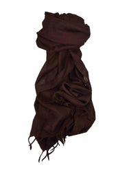Angora Loose Weave Pashmina Brown by Pashmina & Silk