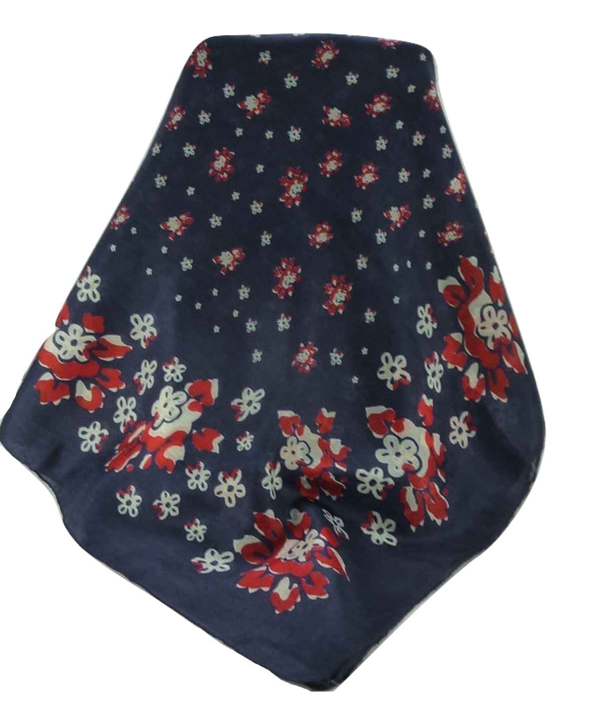 Mulberry Silk Contemporary Square Scarf Floral F227 by Pashmina & Silk