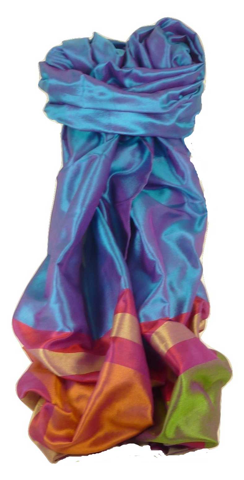 Varanasi Border Sciarpa di Seta Heritage Sandeep 311 da Pashmina & Silk