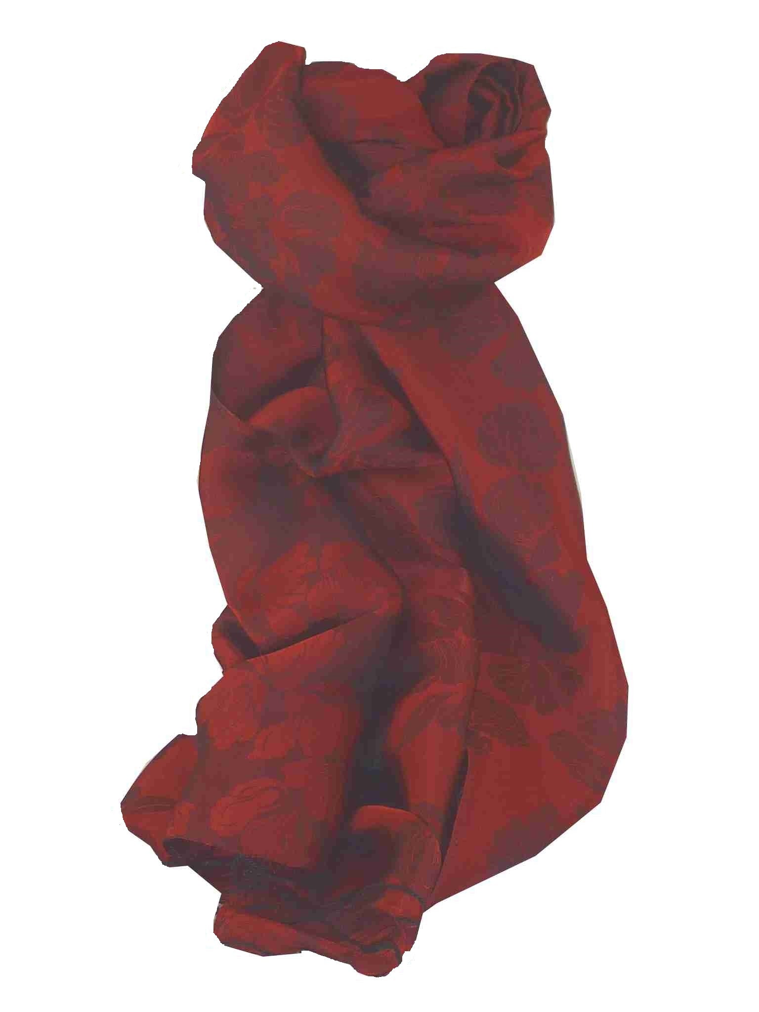 Sciarpa di Seta Reversible Vietnam Hoi-An Yen-Phu Ruby da Pashmina & Silk