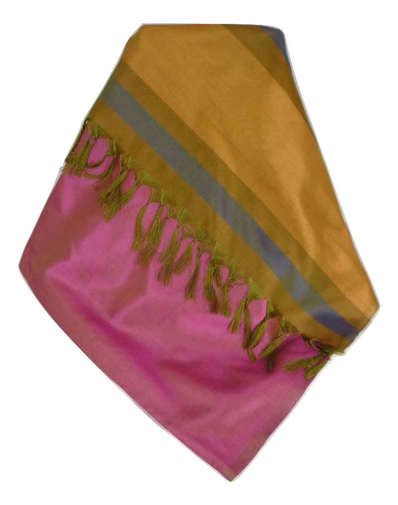 Varanasi Border Prime Silk Long Scarf Heritage Rampersan 406 by Pashmina & Silk