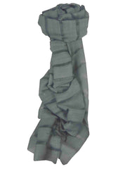 Vietnamese Long Silk Scarf Hue Weave Charcoal by Pashmina & Silk